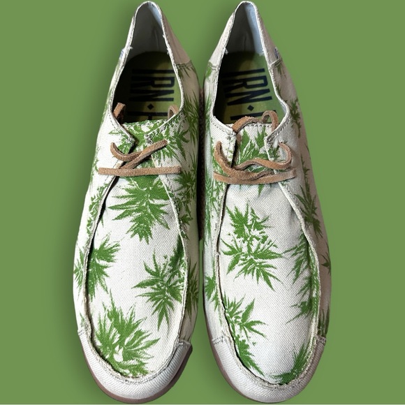 🎉HP🎉 NWOB IRON FIST Hopper Best Buds Laced Oxford in Natural. Mens Size 9.5 👞 - Picture 7 of 11